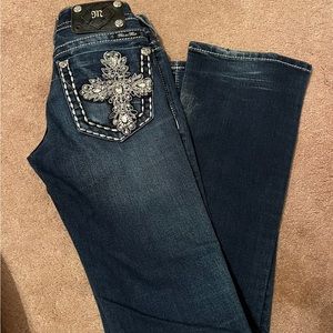 Size 25 bootcut Jeans. Gently worn